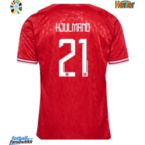 Danmark Morten Hjulmand #21 Hjemmedrakt EM 2024 Kortermet